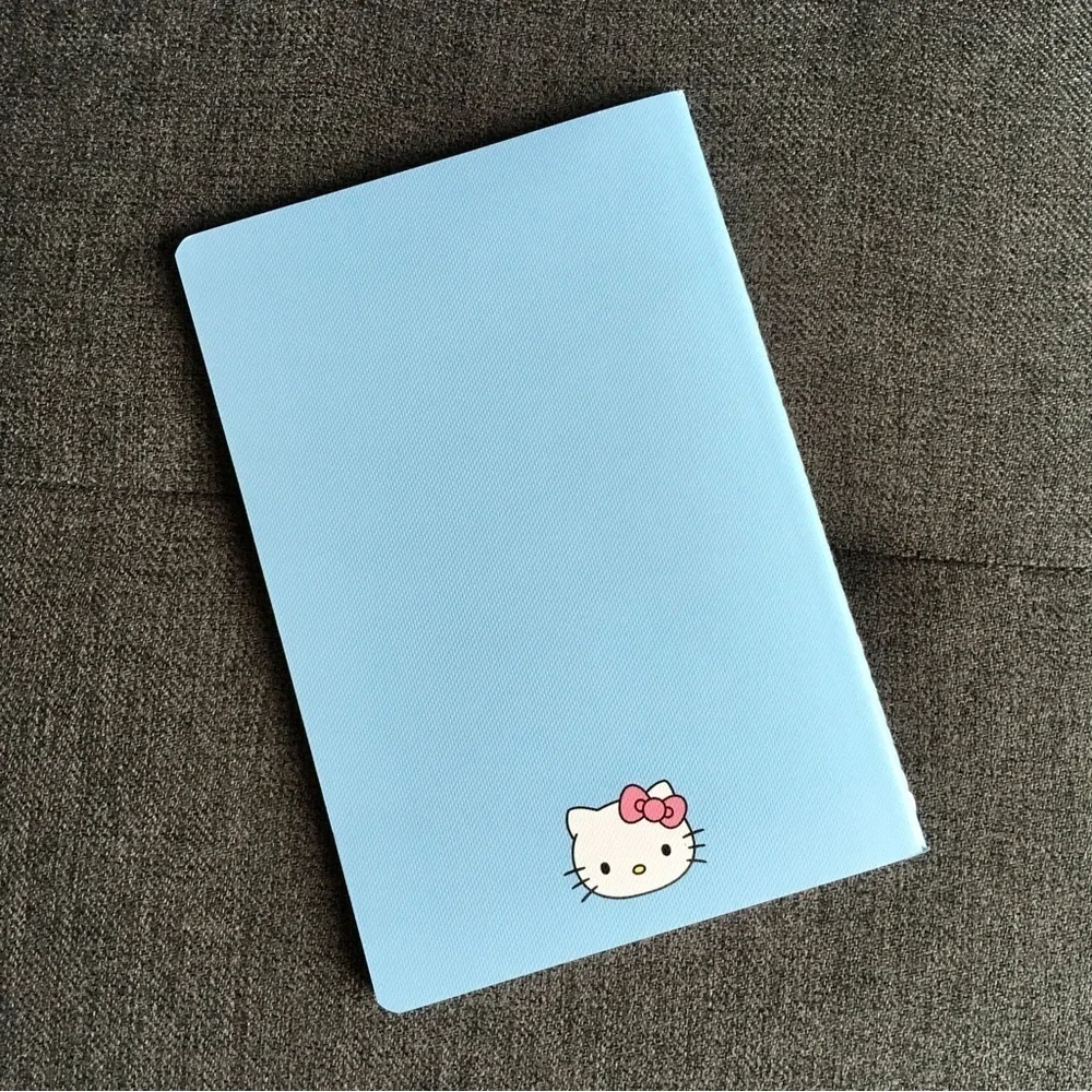Hello Kitty “HK” Notebook, Blue, 80 lined pages